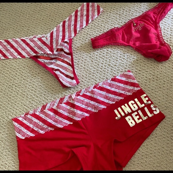Victorias Secret Christmas Panties - Picture 1 of 1